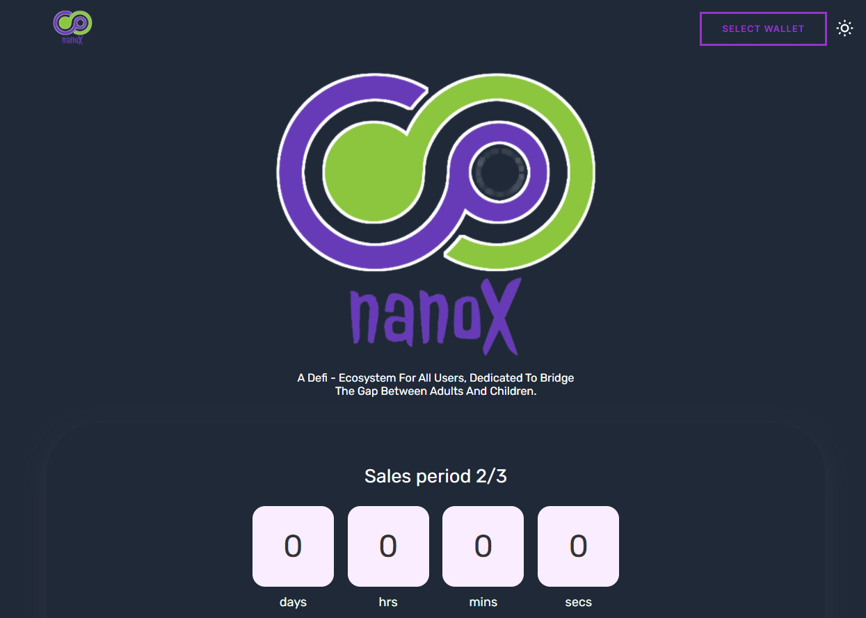 NanoX Finance ICO